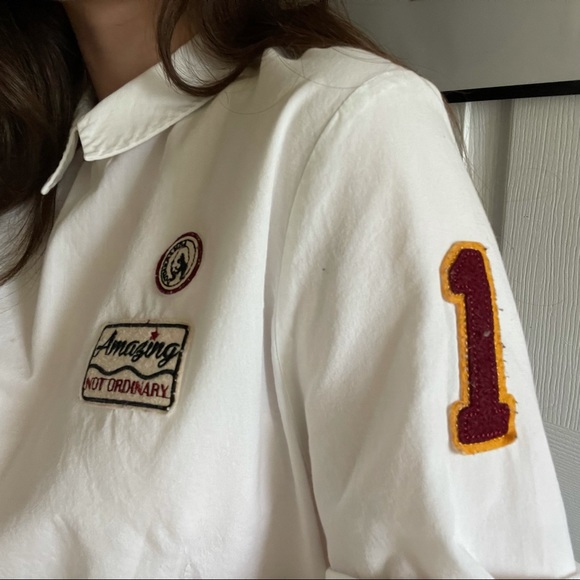 Zara collared t-shirt with patches - Picture 5 of 7